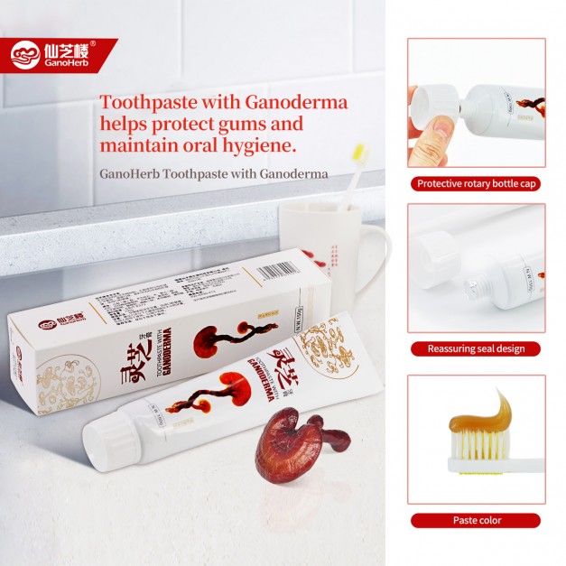 Toothpaste with Ganoderma (Lingzhi)